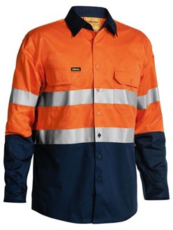 COOL LIGHTWEIGHT BISLEY WORK SHIRT - Long Sleeve  | Hi-Vis 